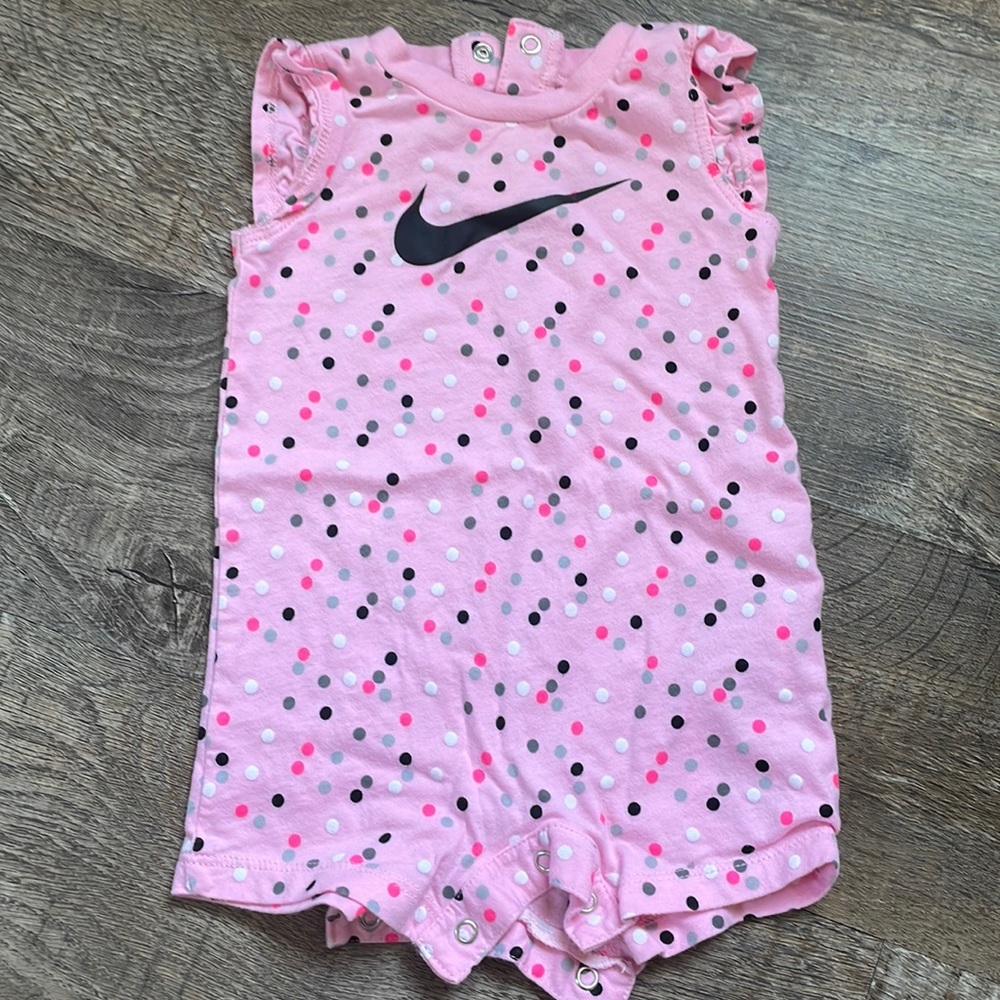 Nike ruffle sleeve romper